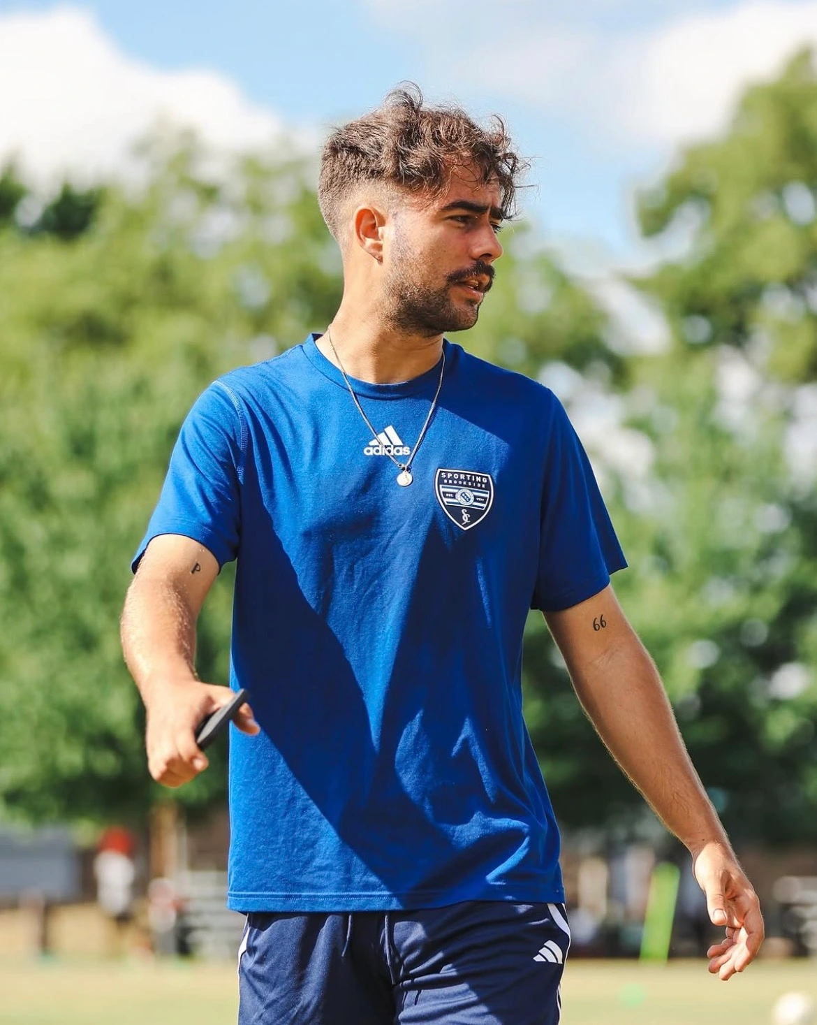 David Ray-Campoy coaching at Brookside